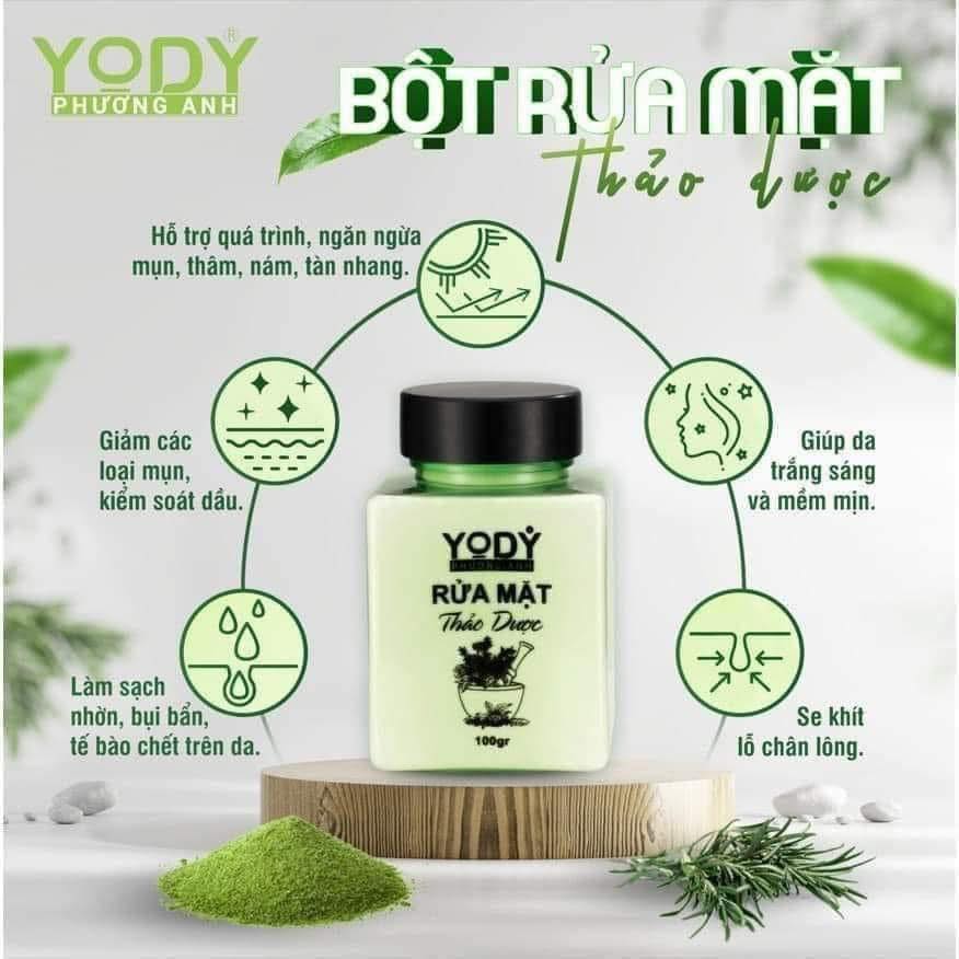 Bột Rửa Mặt Yody White